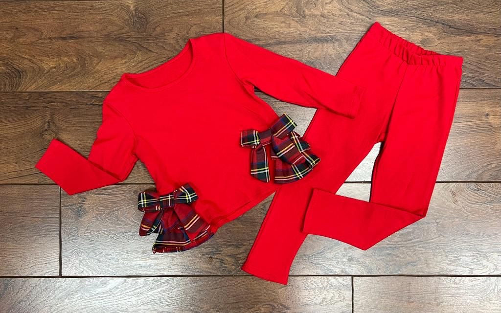 Girls clearance red tracksuit