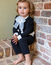 Girls Bow Trouser Set