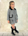 Houndstooth Jacket and Dress Set