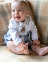 Beau Kid Teddy Check Romper