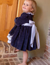 Sonata Hand Smock Dress Navy