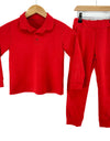 Red boys tracksuit