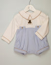 Beau Kid Teddy Romper Blue